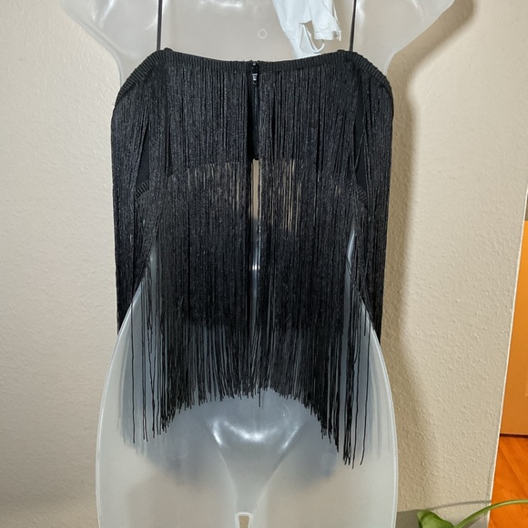 FRINGE CROP TOP - Picture 5 of 10
